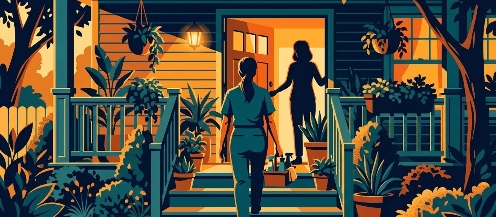 Illustration for the guide: How to choose a cleaning service